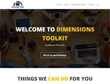 Tablet Screenshot of dimensionstoolkit.com